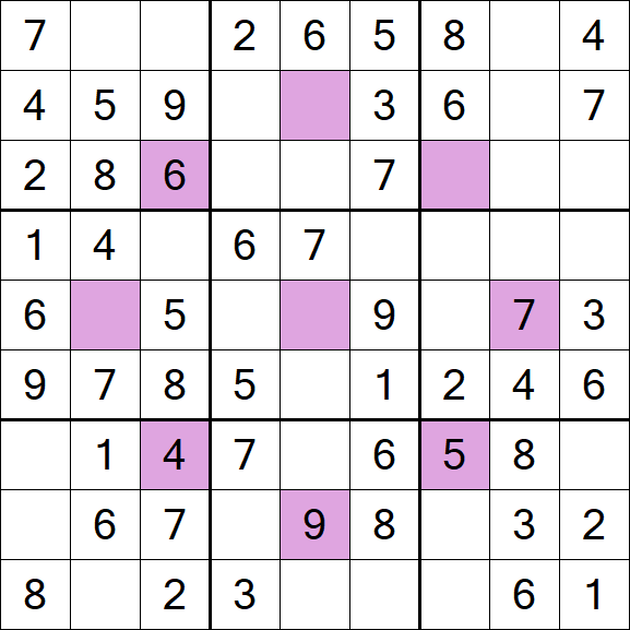 Asterisk Sudoku - Easy