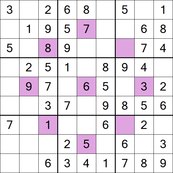 Asterisk Sudoku - Fácil