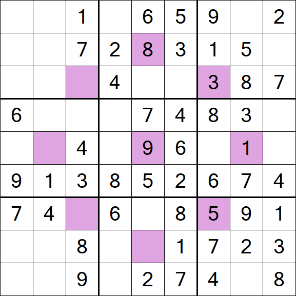 Asterisk Sudoku - Easy