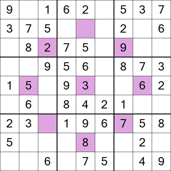 Asterisk Sudoku - Fácil