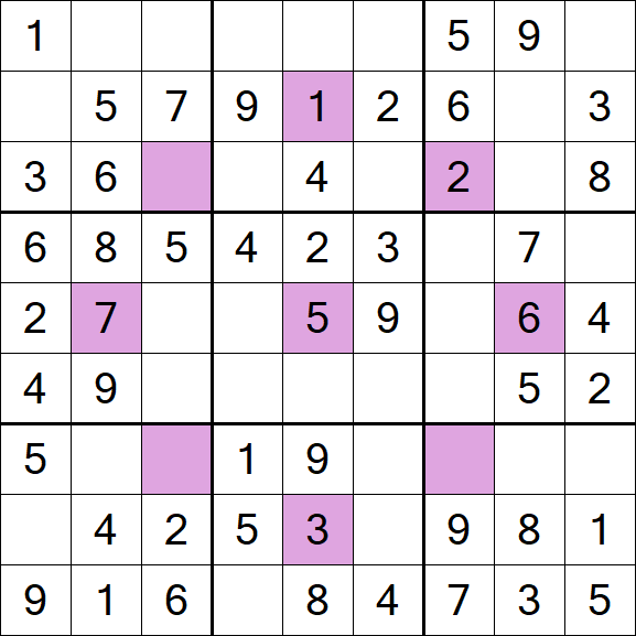 Asterisk Sudoku - Easy