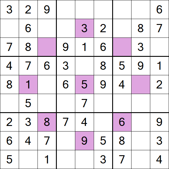 Asterisk Sudoku - Easy