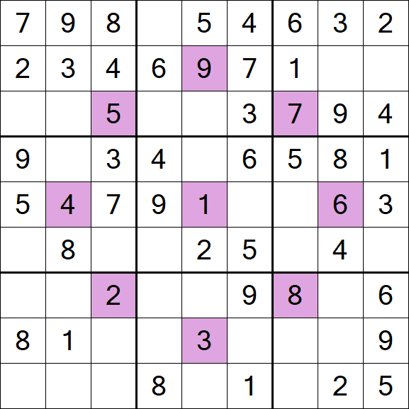 Asterisk Sudoku - Easy