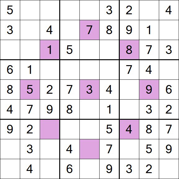 Asterisk Sudoku - Fácil