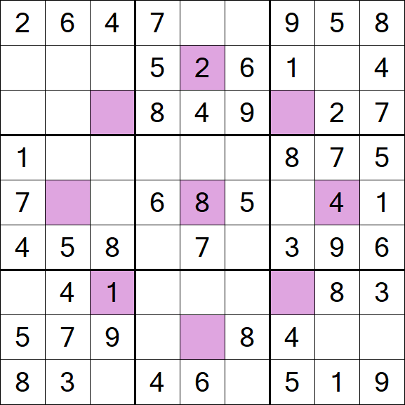 Asterisk Sudoku - Easy