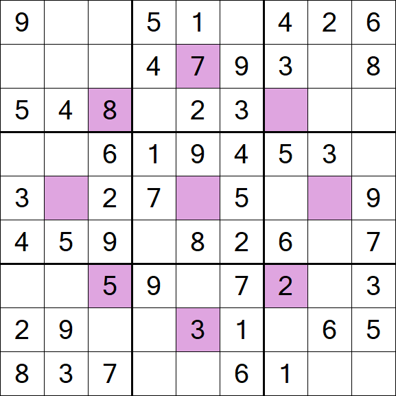 Asterisk Sudoku - Easy
