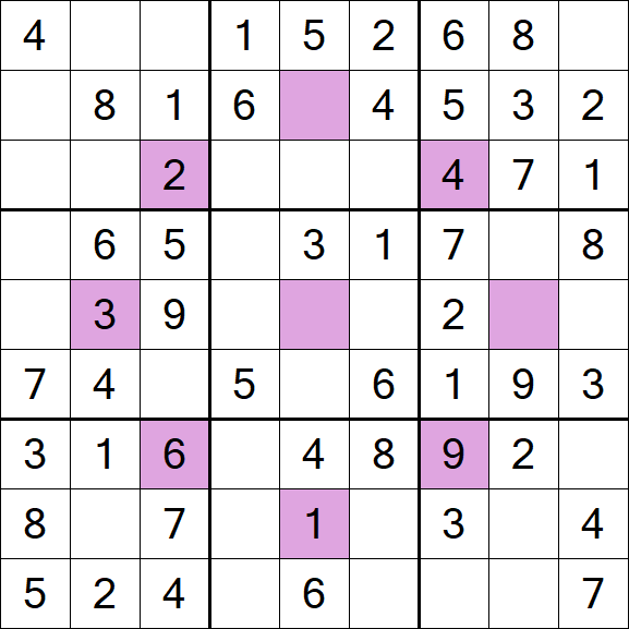 Asterisk Sudoku - Easy