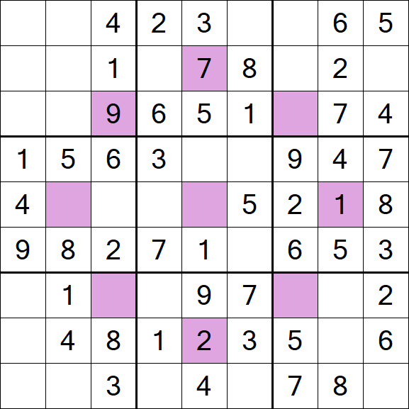 Asterisk Sudoku - Fácil