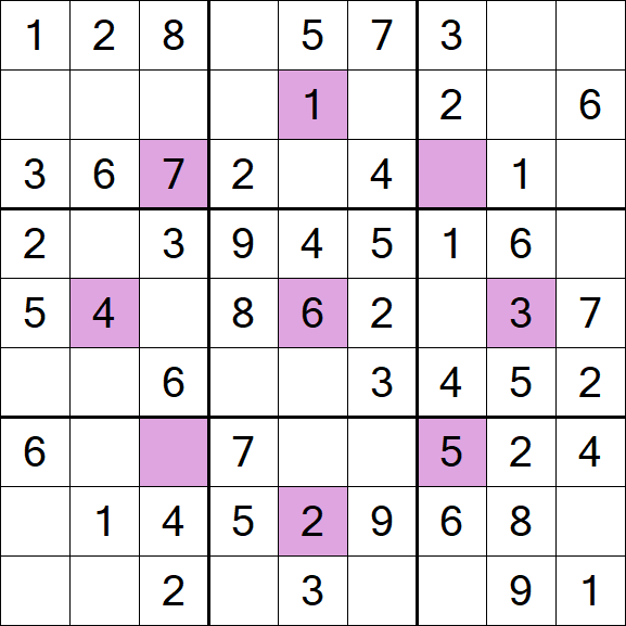 Asterisk Sudoku - Einfach