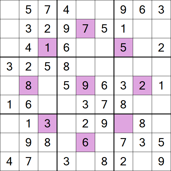 Asterisk Sudoku - Easy