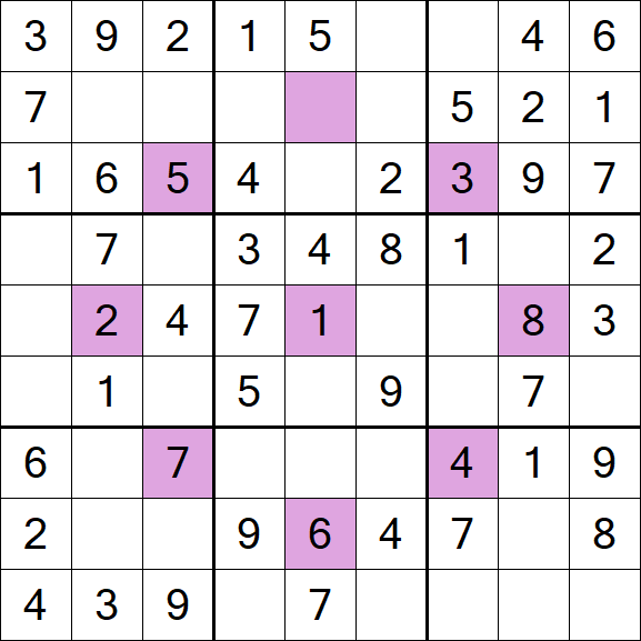 Asterisk Sudoku - Easy