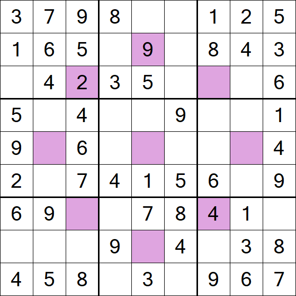 Asterisk Sudoku - Fácil