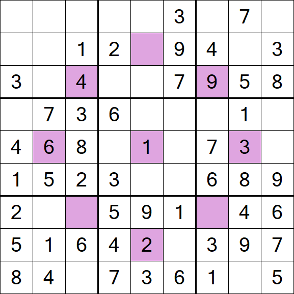 Asterisk Sudoku - Easy