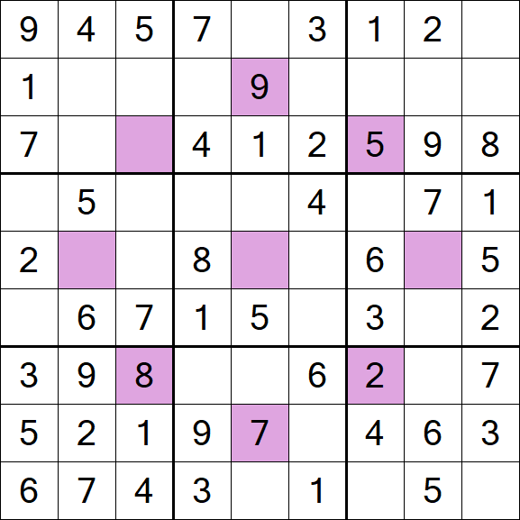 Asterisk Sudoku - Fácil