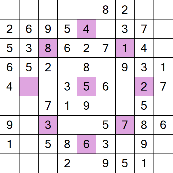 Asterisk Sudoku - Fácil