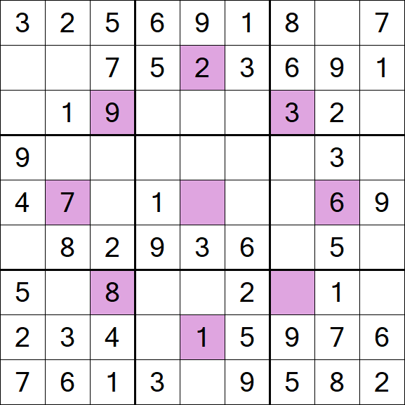 Asterisk Sudoku - Fácil
