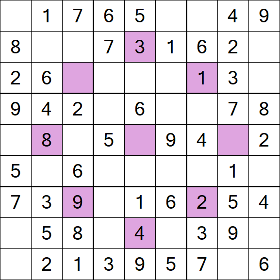 Asterisk Sudoku - Fácil