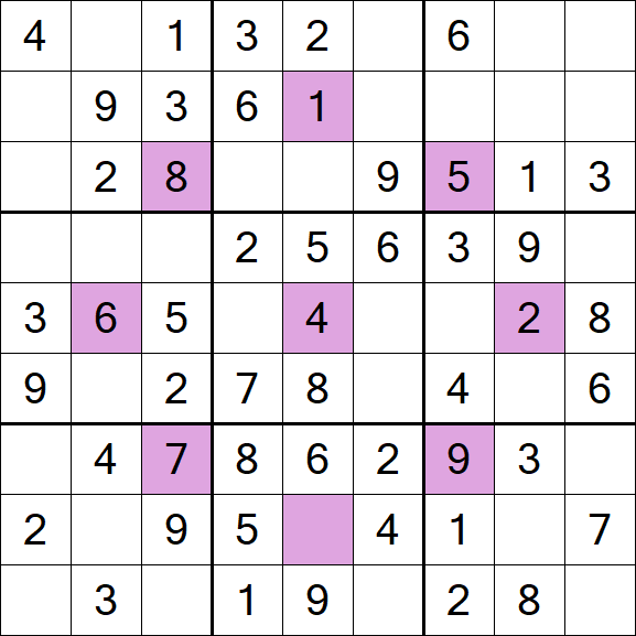 Asterisk Sudoku - Fácil