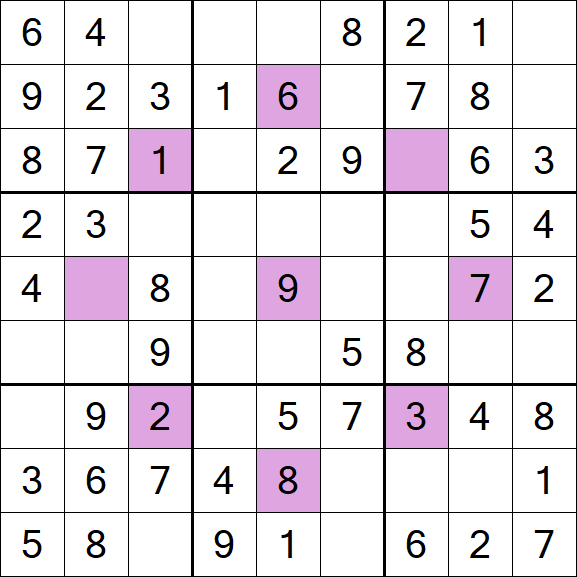 Asterisk Sudoku - Fácil