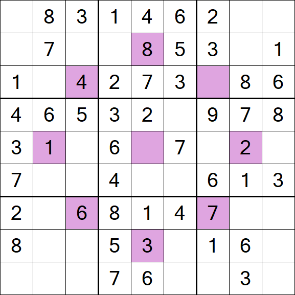 Asterisk Sudoku - Fácil