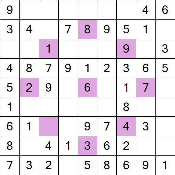 Asterisk Sudoku - Fácil