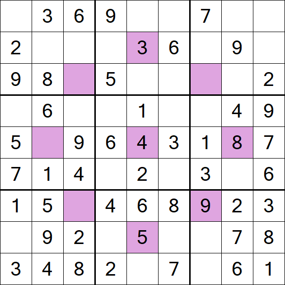 Asterisk Sudoku - Fácil