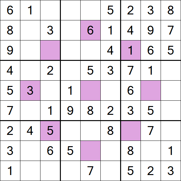 Asterisk Sudoku - Fácil