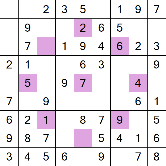 Asterisk Sudoku - Fácil