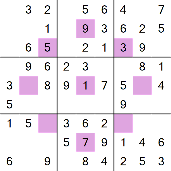 Asterisk Sudoku - Fácil