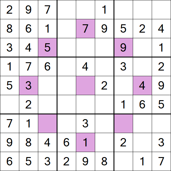 Asterisk Sudoku - Fácil