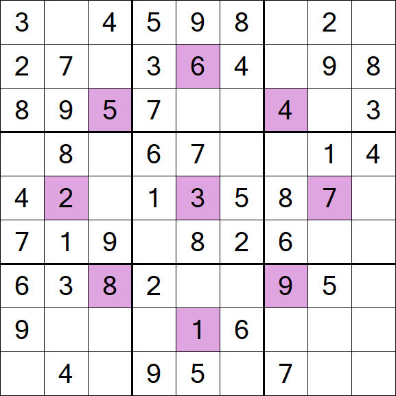 Asterisk Sudoku - Fácil