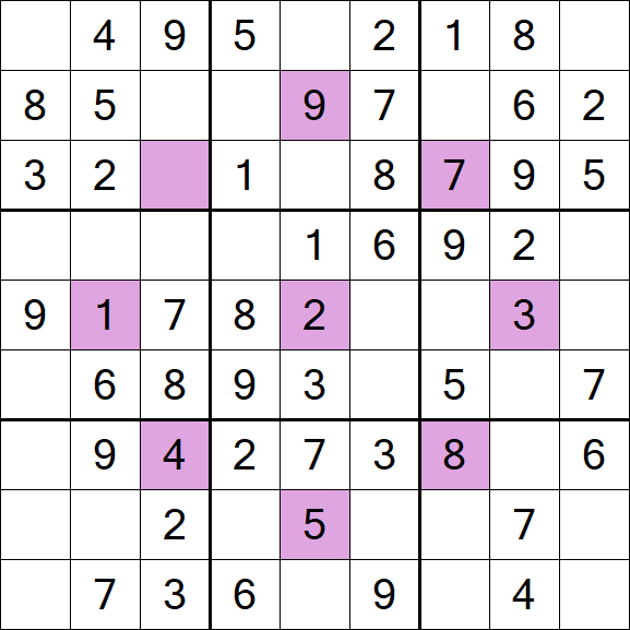 Asterisk Sudoku - Fácil