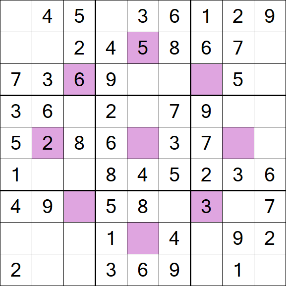 Asterisk Sudoku - Fácil