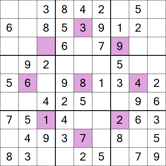 Asterisk Sudoku - Fácil
