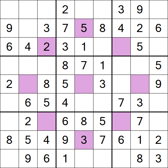 Asterisk Sudoku - Fácil