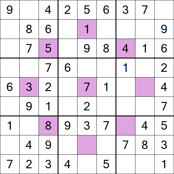 Asterisk Sudoku - Fácil