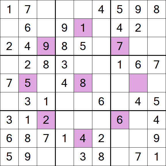 Asterisk Sudoku - Fácil