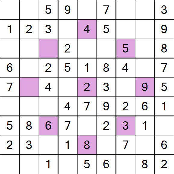 Asterisk Sudoku - Fácil