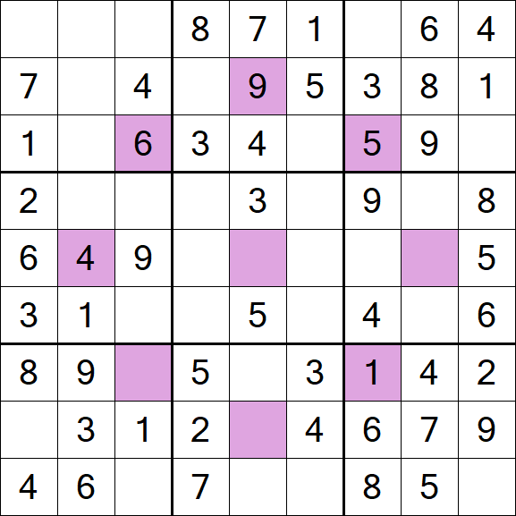 Asterisk Sudoku - Fácil