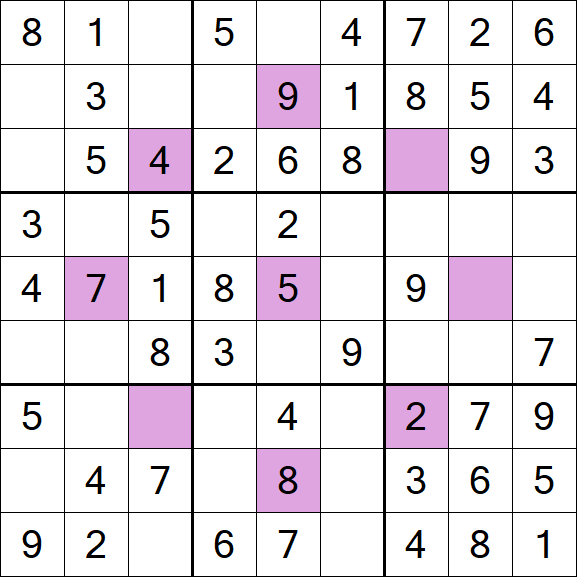 Asterisk Sudoku - Fácil