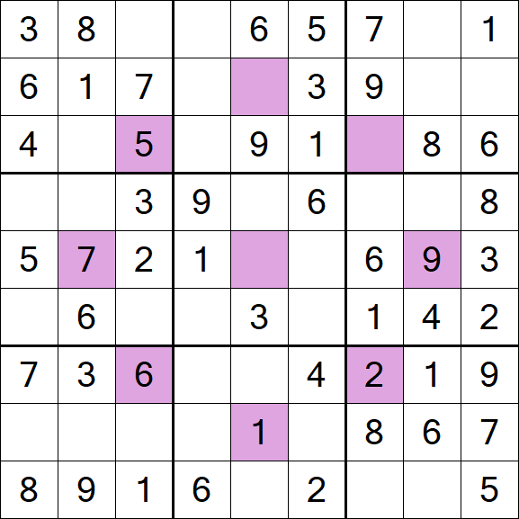 Asterisk Sudoku - Fácil