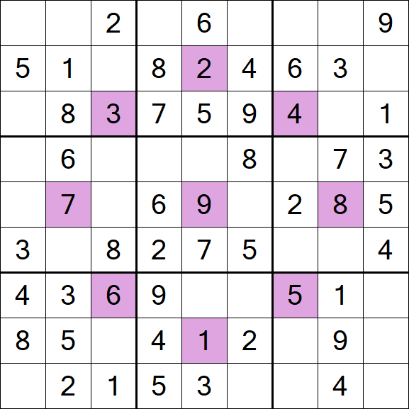 Asterisk Sudoku - Fácil