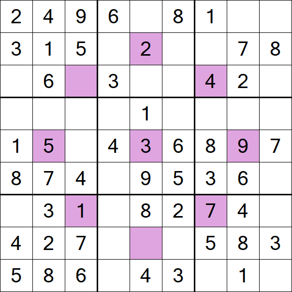 Asterisk Sudoku - Fácil