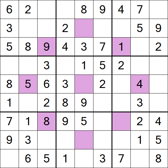 Asterisk Sudoku - Fácil