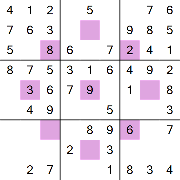 Asterisk Sudoku - Fácil