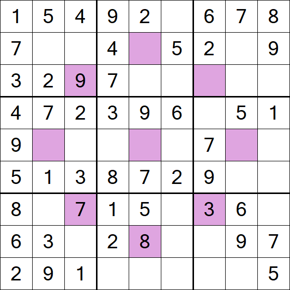Asterisk Sudoku - Fácil