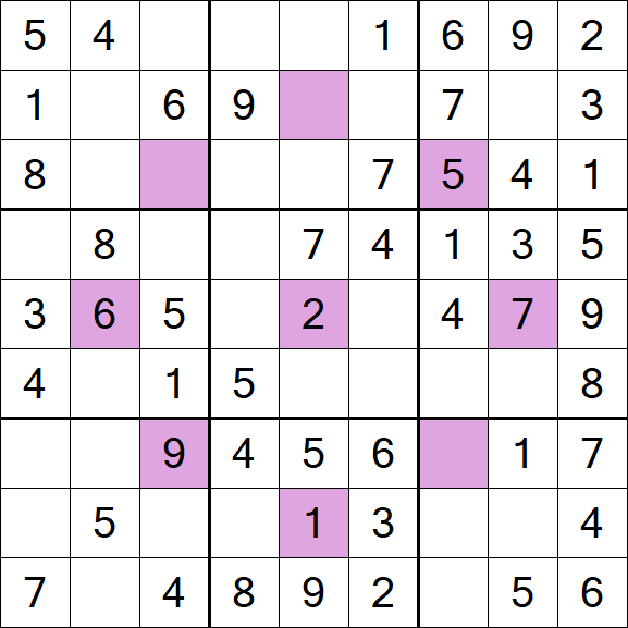 Asterisk Sudoku - Fácil