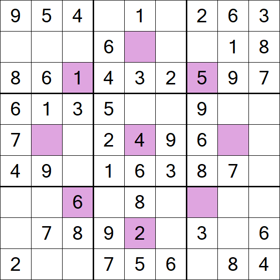 Asterisk Sudoku - Fácil