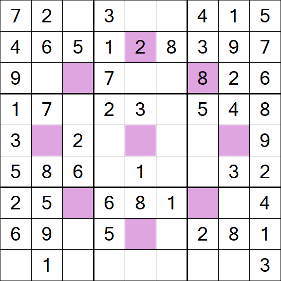 Asterisk Sudoku - Fácil