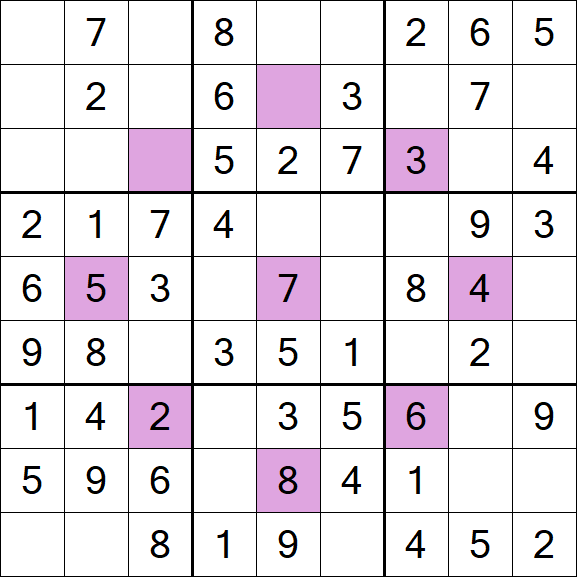 Asterisk Sudoku - Fácil